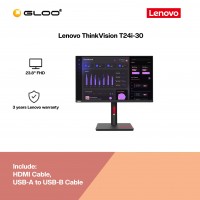 [Pre-order] Lenovo ThinkVision T24i-30 23.8″ Monitor (63CFMARXMY)