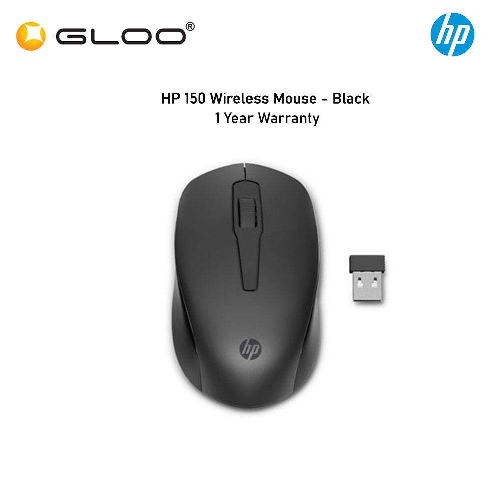 HP 150 Wireless Mouse - Black