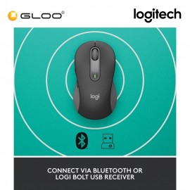 Logitech Signature M650 Wireless Mouse Large – Graphite (910-006247)