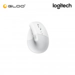 Logitech Lift Vertical Ergonomic Wireless Mouse - Off white (910-006480)