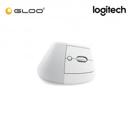 Logitech Lift Vertical Ergonomic Wireless Mouse - Off white (910-006480)