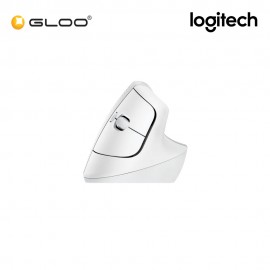 Logitech Lift Vertical Ergonomic Wireless Mouse - Off white (910-006480)