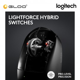 Logitech G Pro X Superlight 2 Lightspeed Wireless Gaming Mouse - Black (910-006632)