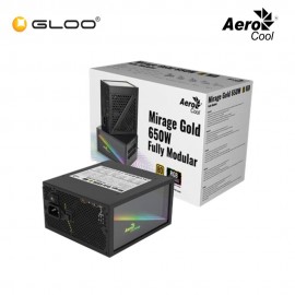 Aerocool MIRAGE 650W GOLD FULL MODULAR POWER SUPPLY – 4711099472581