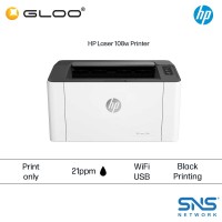 HP Laser 108w Wireless Black and white Printer 4ZB80A