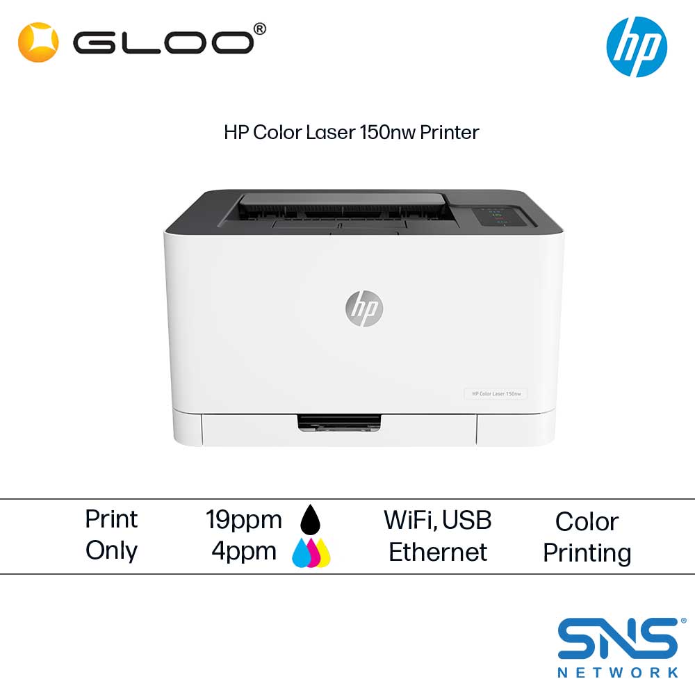 HP - Stampante 150NW Laser a Colori 18 ppm Ethernet USB 2.0 - ePrice