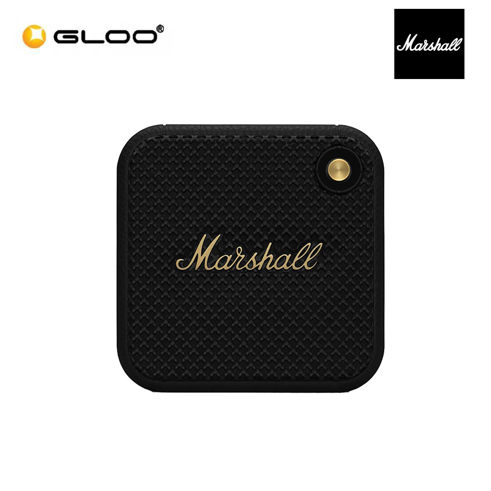 [Special 9.9 Promo] Marshall Willen Black and Brass Speaker (1006059) 7340055386593