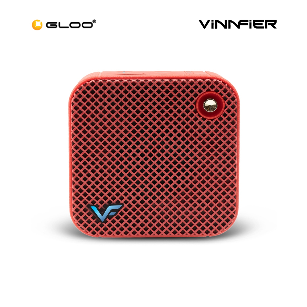 Vinnfier Wireless Bluetooth Speaker TANGO NEO 10 - Red 9555637204693