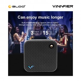 Vinnfier Wireless Bluetooth Speaker TANGO NEO 10 - Red 9555637204693