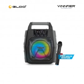 Vinnfier Tango 202 Pro BTRM TWS Super FM Radio Wireless Portable Bluetooth Speaker – Grey