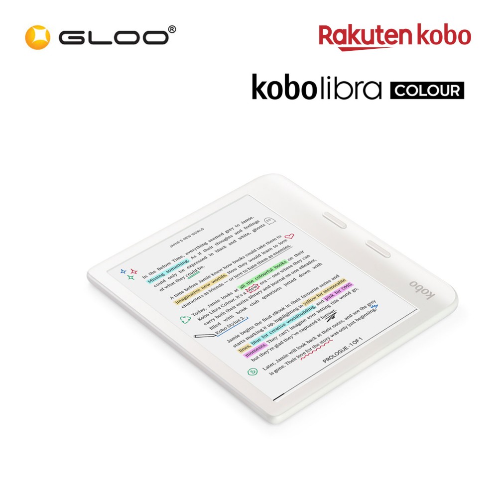 KOBO LIBRA COLOUR WHITE-N428-KU-WH-K-CK