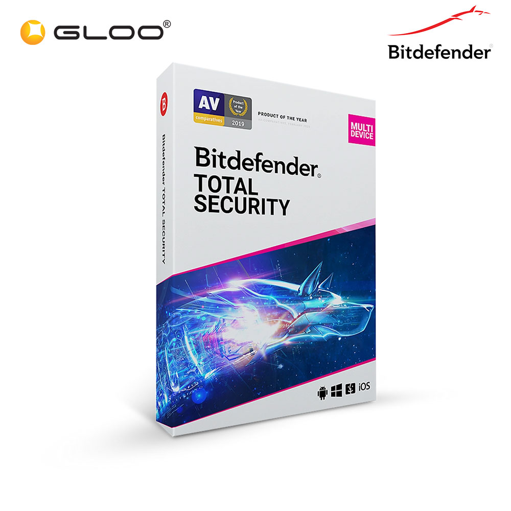 Bitdefender Total Security - 1 Device 2 Years (BTS 1D2Y) Pocket Card