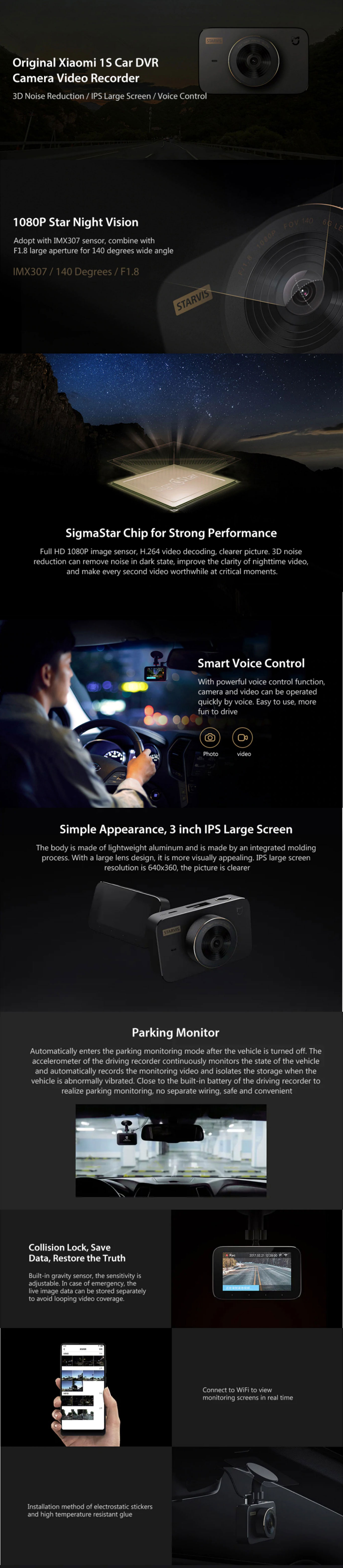 Camxiam7703409 Lp Xiaomi &Lt;H1 Class=&Quot;Title&Quot;&Gt;Mi Dash Cam 1S&Lt;/H1&Gt; &Lt;P Class=&Quot;Desc&Quot;&Gt;Outstanding Night-Time Picture&Lt;/P&Gt; &Lt;P Class=&Quot;Feature&Quot;&Gt;Sony Imx307 Image Sensor ｜ 3D Noise Cancellation ｜ Ips Large Display&Lt;/P&Gt; &Lt;Div Class=&Quot;Text-Box&Quot;&Gt; &Lt;H1 Class=&Quot;Title&Quot;&Gt;1080P Starvis Night Vision&Lt;/H1&Gt; &Lt;P Class=&Quot;Desc-Regular&Quot;&Gt;Clearer Picture At Night&Lt;/P&Gt; &Lt;P Class=&Quot;Feature&Quot;&Gt;Behind The F/1.8 Aperture Lens Of The Mi Dash Cam 1S Is A Sony Imx307 Starvis* Night Vision Sensor That Provides Remarkable Low-Light Imaging Results. The Dash Cam Also Features A 140° Wide-Angle View, Allowing It To Record Three Lanes Of Traffic At Once.&Lt;/P&Gt; &Lt;/Div&Gt; Mi Dash Cam 1S Mi Dash Cam 1S